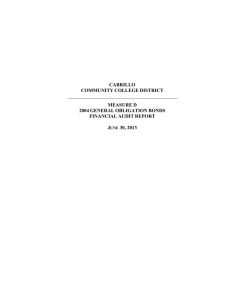 CABRILLO COMMUNITY COLLEGE DISTRICT MEASURE D 2004 GENERAL OBLIGATION BONDS