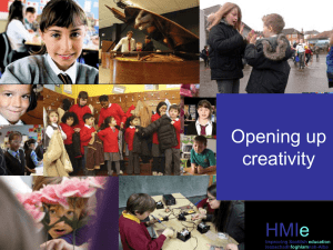 HMI e Opening up creativity