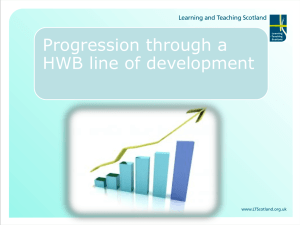 Progression through a HWB line of development