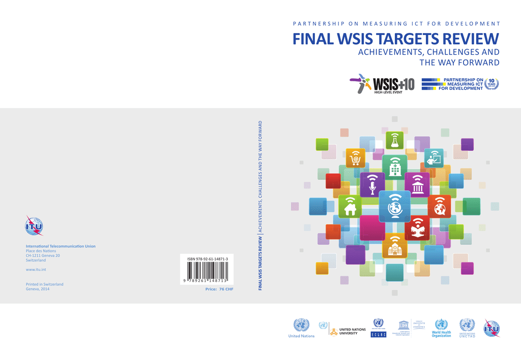 Final Wsis Targets Review Achievements Challenges And The Way Forward Images, Photos, Reviews