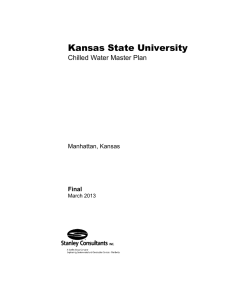 Kansas State University Chilled Water Master Plan  Manhattan, Kansas