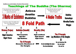 Buddhism as a world religion: The Senior Phase Context