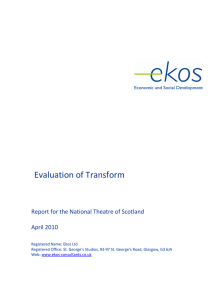 Report Title Evaluation of Transform Re