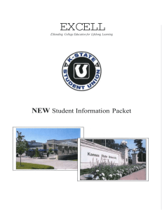 EXCELL  NEW Student Information  Packet