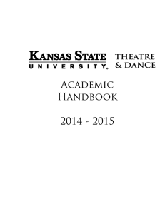 Academic Handbook 2014 - 2015