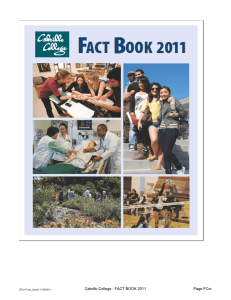 Cabrillo College - FACT BOOK 2011 Page FCvr [FCvr Front_Cover] 11/18/2011