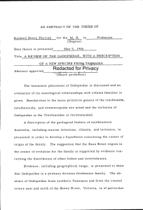 Redacted for Privacy for the M. S. Fisheries Richard Henry Parrish