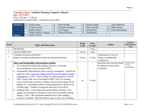 Committee Name: Facilities Planning Committee Minutes Date: 10/10/2014