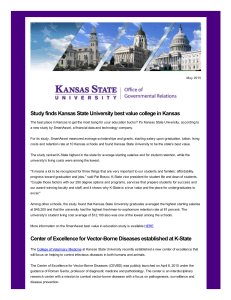 Study finds Kansas State University best value college in Kansas 