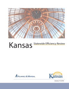 Kansas  Statewide Efficiency Review January 19, 2016