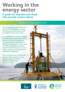 Working in the energy sector A guide for teachers and those