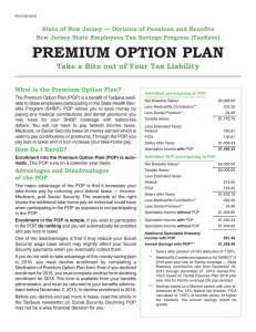 What is the Premium Option Plan?