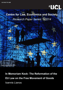 Centre for Law, Economics and Society Research Paper Series: 5/2014