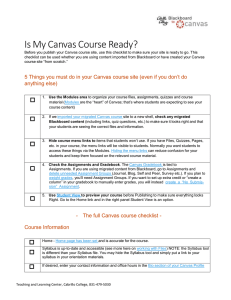 Is My Canvas Course Ready?