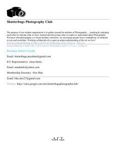 Shutterbugs Photography Club