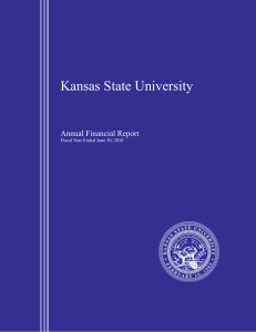 Kansas State University Annual Financial Report