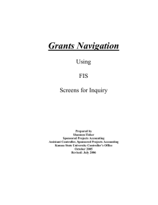 Grants Navigation Using FIS