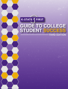 GUIDE TO COLLEGE STUDENT SUCCESS THIRD EDITION