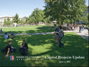 Capital Projects Update June 2, 2015 1