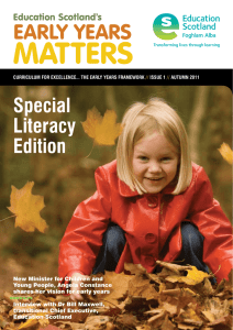 MATTERS EARLY YEARS Special Literacy