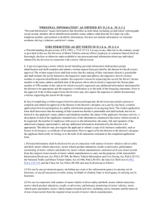 “PE RSONA L INFO R M A TION” AS DEFINED ... “Personal Information” means information that identifies an individual, including an...