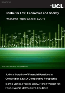 Centre for Law, Economics and Society Research Paper Series: 4/2014