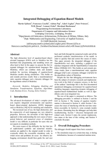 Integrated Debugging of Equation-Based Models