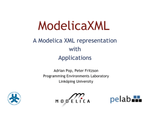 ModelicaXML A Modelica XML representation with Applications