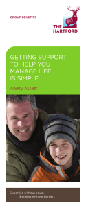 GETTING SUPPORT TO HELP YOU MANAGE LIFE IS SIMPLE.