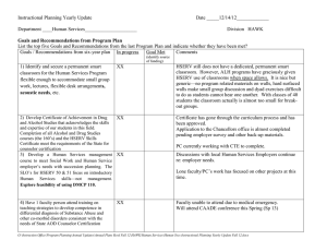 Instructional Planning Yearly Update  Date _____12/14/12_____________ Department ____Human Services_____________________