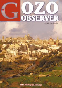 31 THE GOZO OBSERVER (No.12)  -  March 2005