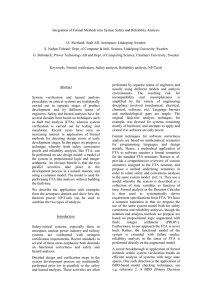 Integration of Formal Methods into System Safety and Reliability Analysis