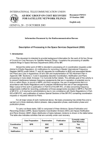 INTERNATIONAL TELECOMMUNICATION UNION  AD HOC GROUP ON COST RECOVERY