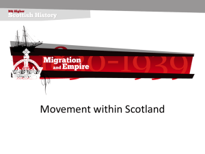 Movement within Scotland