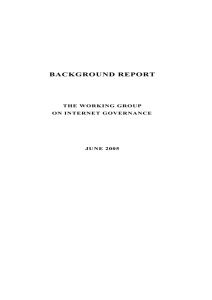 BACKGROUND REPORT