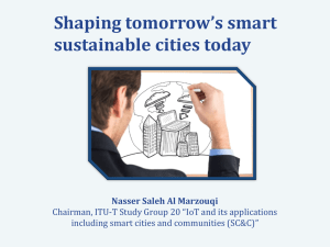 Shaping tomorrow’s smart sustainable cities today