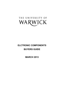 ELCTRONIC COMPONENTS BUYERS GUIDE  MARCH 2013