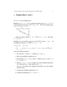 1 Problem Sheet 1, week 1