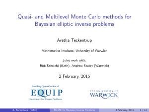 Quasi- and Multilevel Monte Carlo methods for Bayesian elliptic inverse problems