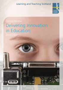 Delivering Innovation in Education Annual Review