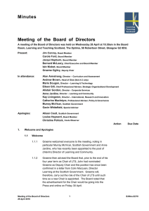 Minutes Meeting  of  the  Board  of ...