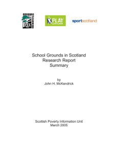 School Grounds in Scotland Research Report Summary