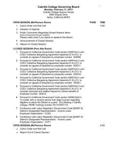 Cabrillo College Governing Board