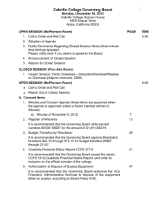 Cabrillo College Governing Board