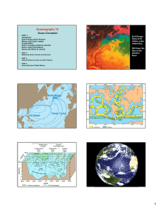 Figure 8.8 Oceanography 10 Ocean Circulation