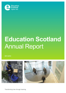 Education Scotland Annual Report 2011-2012