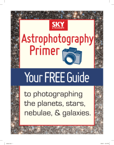 Your FREE Guide Primer Astrophotography
