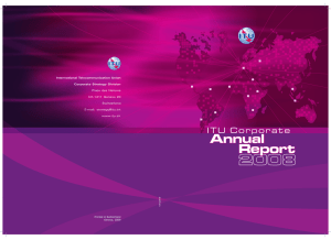 2008 Annual Report I T U   C o r p o...