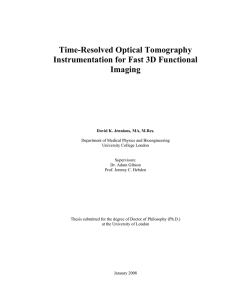 Time-Resolved Optical Tomography Instrumentation for Fast 3D Functional Imaging