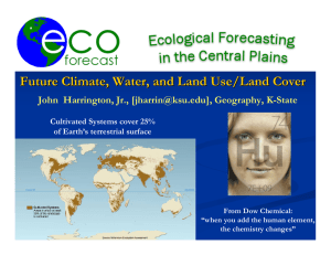 Future Climate, Water, and Land Use/Land Cover Cultivated Systems cover 25%